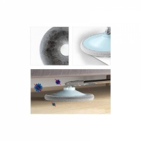 Set curatenie galeata cu centrifuga si mop rotativ 360°, albastru/gri, Vivo, JW-A72